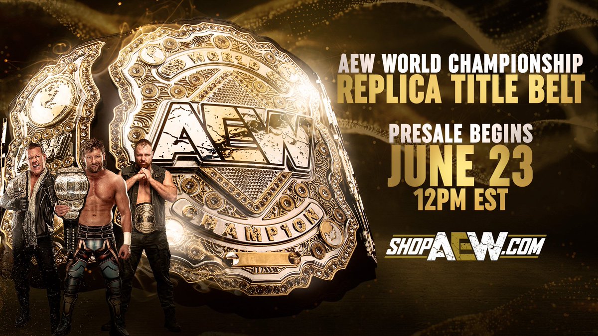 AEW Announces Pre-Orders For AEW World Title Replica Belts