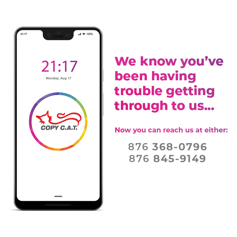 You can reach us at 876 368-0796 | 876 845-9149📱 - mailchi.mp/copycatjm.com/…