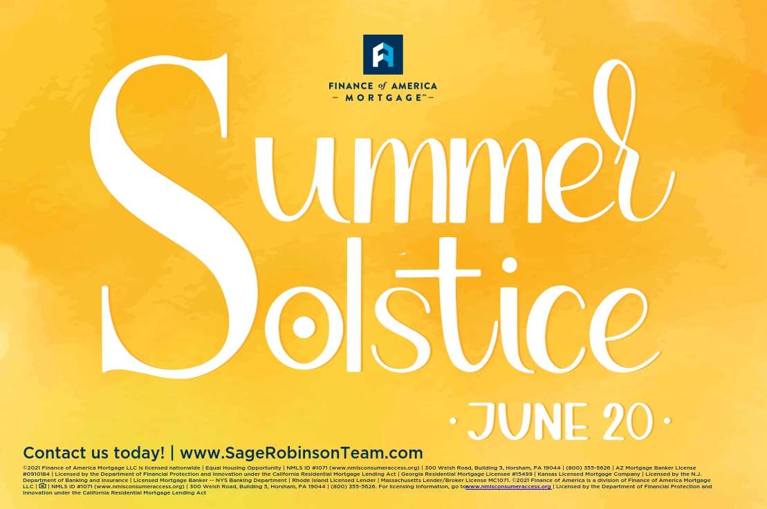 There is no better time to celebrate the Sun than during the summer. Finance of America Mortgage is proud to mark the longest day of the year and the closest we get to the Sun! foamortgage.com/loan-officer/t…
