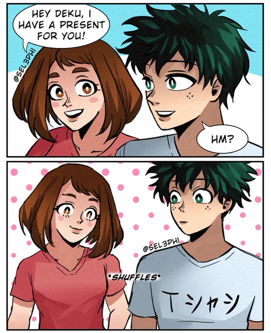 [Part 1] A present 💝 #デク茶  #izuocha 