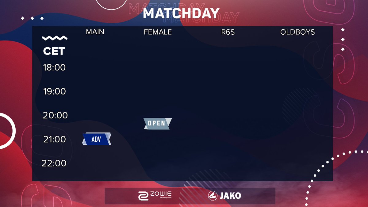 CSGO - Matchday‼️

MAIN
🌎<a href="/ESEA/">ESEA League</a> Advanced
🆚<a href="/UMX_Gaming/">UMX</a>
⌚️21:00 CEST
🗺️Ancient
🖥️twitch.tv/TheIntelloBox
👨‍👨‍👦‍👦@WasinkCSGO <a href="/Gringo_CSGO/">Gringo_CSGO</a> <a href="/SoneSb/">SoneSb</a> @SBT_csgo <a href="/EMZ_CSGO/">EMZ</a>

FEMALE
🌎<a href="/ESEA/">ESEA League</a> Open
🆚<a href="/AversGamingGG/">Avers Gaming</a>
⌚️20:30 CEST
🗺️Overpass
👩‍👩‍👧‍👧@Ari__CSGO @M4GGANCSGO <a href="/meowwwa/">Dump</a> @nayaycsgo <a href="/WoisxD/">Wois</a>