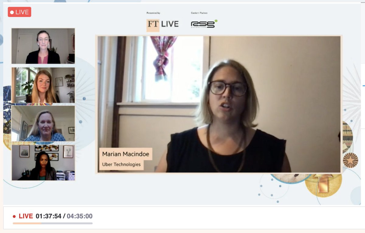 "If you do not take care of the natural and human capital, your organisation will not be successful in the long term." strong words from the head of ESG at Uber. #FTInnovativeLawyers