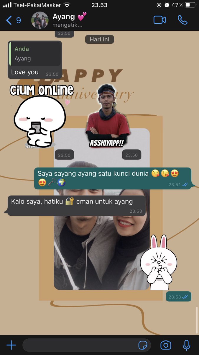 Sudah mau jelang dua tahun pacaran msh sebucin ini ☺️ <a href="/djaldiii_/">anakrumahan</a> semoga seterusnya, aamiin 😇 
Mood boosterku disaat lgi dismenore😍
