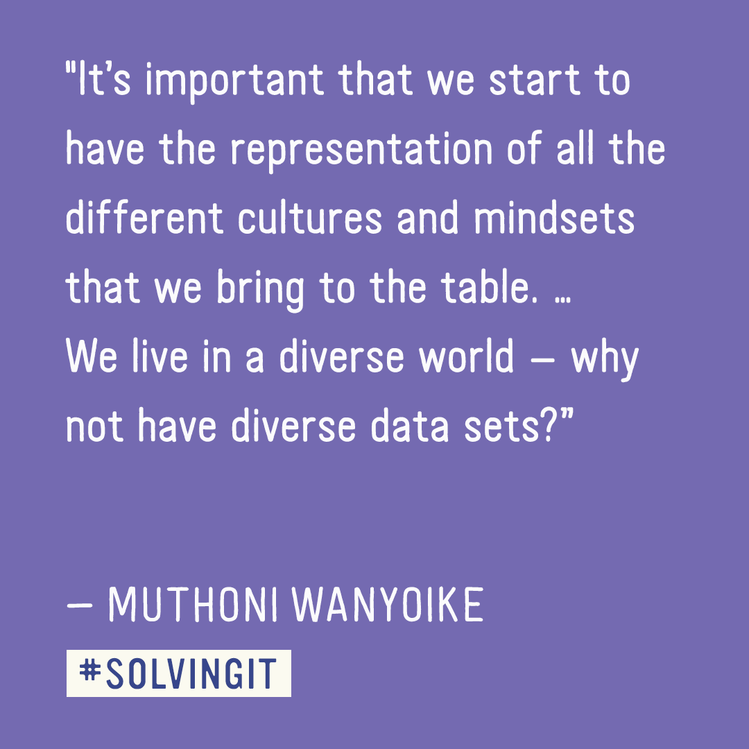 DohaDebates's tweet photo. Muthoni Wanyoike is #SolvingIt!

Muthoni Wanyoike is a Kenyan data scientist using AI to improve the quality of life in Africa, and providing learning opportunities for women interested in AI. She co-founded @wimlds and was named as one of Africa’s Top 30 Under 30 by @Forbes. https://t.co/gmKoBUDlwK