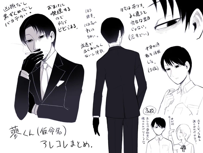 蓼くん(仮命名)の設定など……
#創作 