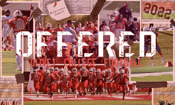 Blessed to have received my first offer from Olivet. Thank you <a href="/Coach_DGilbert/">DeShawn Gilbert</a> for this Opportunity.