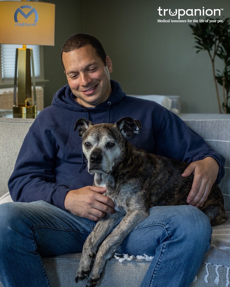 dog_rates's tweet image. This is Steve and Bug. Steve is a longtime veterinarian and the founder of @realmightyvet. Bug is his “12 year old little lady” who once swallowed a corn cob whole. Happens to the best of us. Both 15/10 #EarsToVets @Trupanion