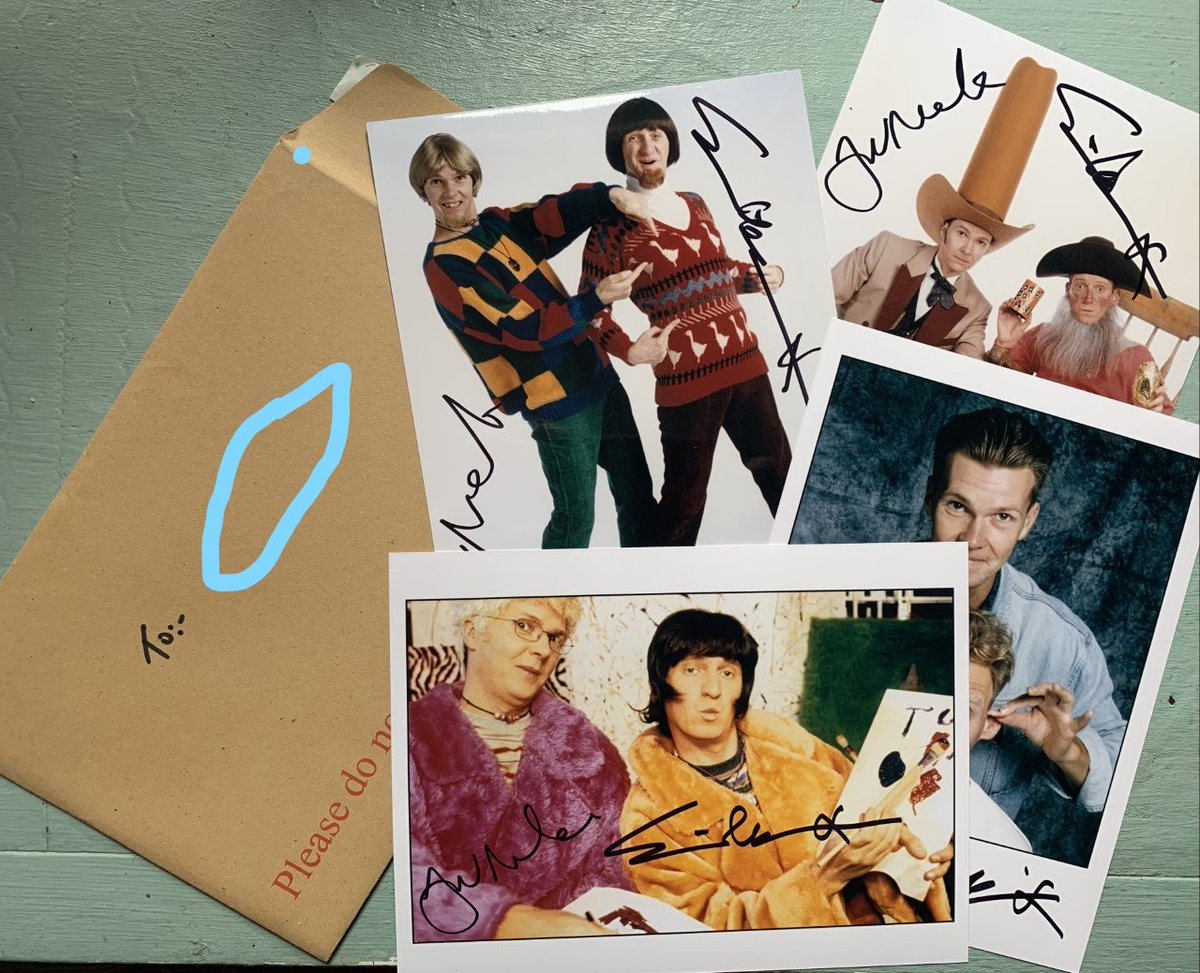 TrevandSimon's tweet photo. WANT YOUR NAME HERE?
this 4-pack of A5 #TrevandSimon signed photos will wing its way to one lucky winner
HOW TO ENTER: Retweet this photo along with any of their catchphrases!
#Simple #Competition #TrevandSimon https://t.co/11NhdVAwDt