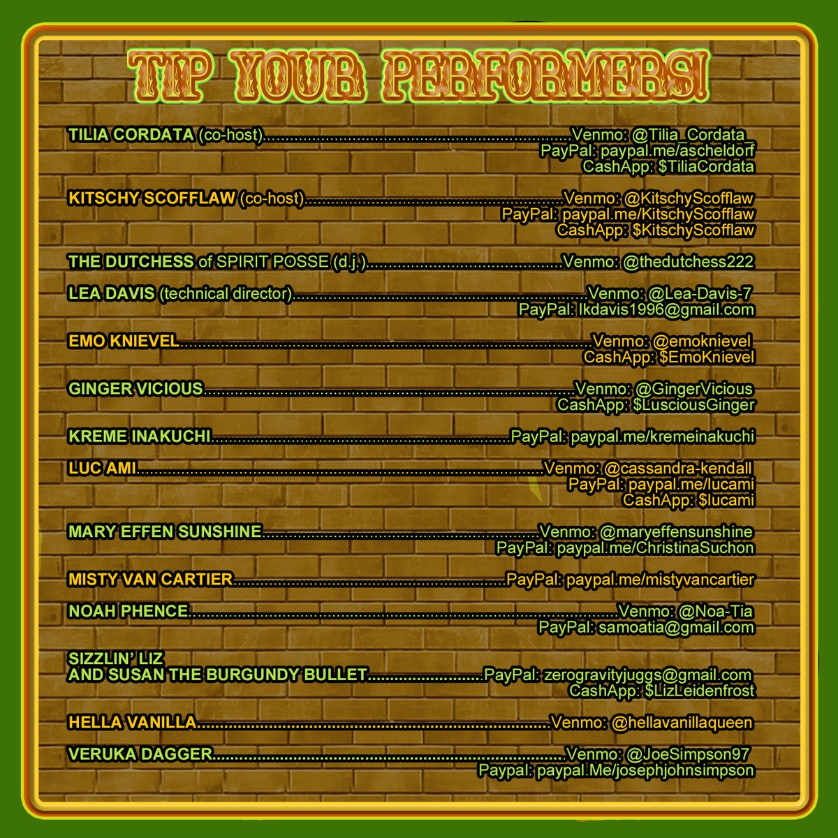 FlameNightFever's tweet photo. We're on TONIGHT!
8pm EST on https://t.co/4A9fvJgWFV
Backup: https://t.co/uUmqht9Lpb
Tip info will be beneath every set but you can always refer to this cheat sheet!

Don't forget your suggested donation:
VENMO: @FlameNightFever
PAYPAL: https://t.co/NCyW0q7OZF
$1 - $20+ suggested https://t.co/slGWMricG5