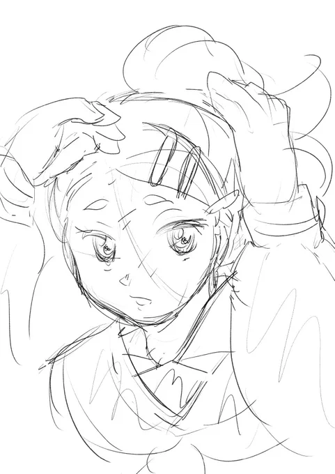 本当にただのなぐり描きしてから寝る 