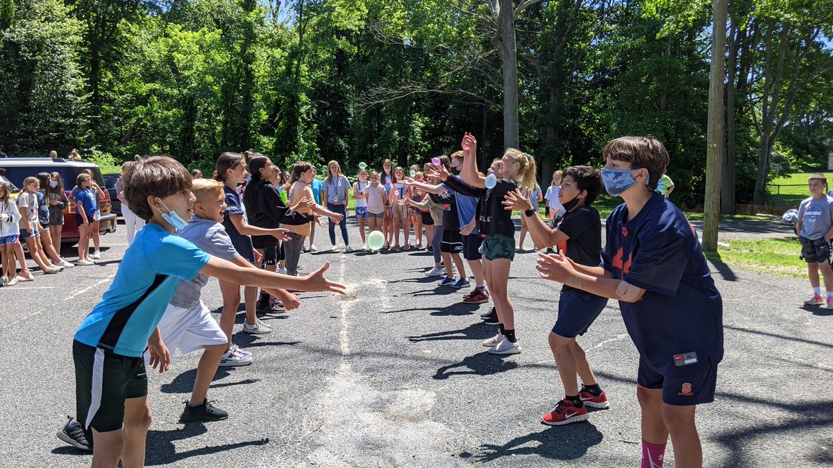 The battle of the 5th grade homerooms continues with an intense water balloon toss. Who will be declared the ultimate 2020-2021 5th grade homeroom? It's all down to Friday's kickball tournament. Stay tuned!! <a href="/MrsLisotto/">Renee Lisotto</a> @JoshD_OP <a href="/OPSchoolsNJ/">Oceanport Schools</a>