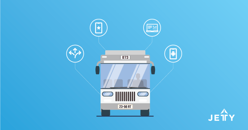 Razones para tener tecnología en tu servicio de transporte:
- Control de la operación 
- Reportes en tiempo real
- Adaptable a marca e imagen
- Sin necesidad de equipos caros ni inversión en hardware

Solicita tu demo hoy 👉 jetty.mx/soluciones-tec…