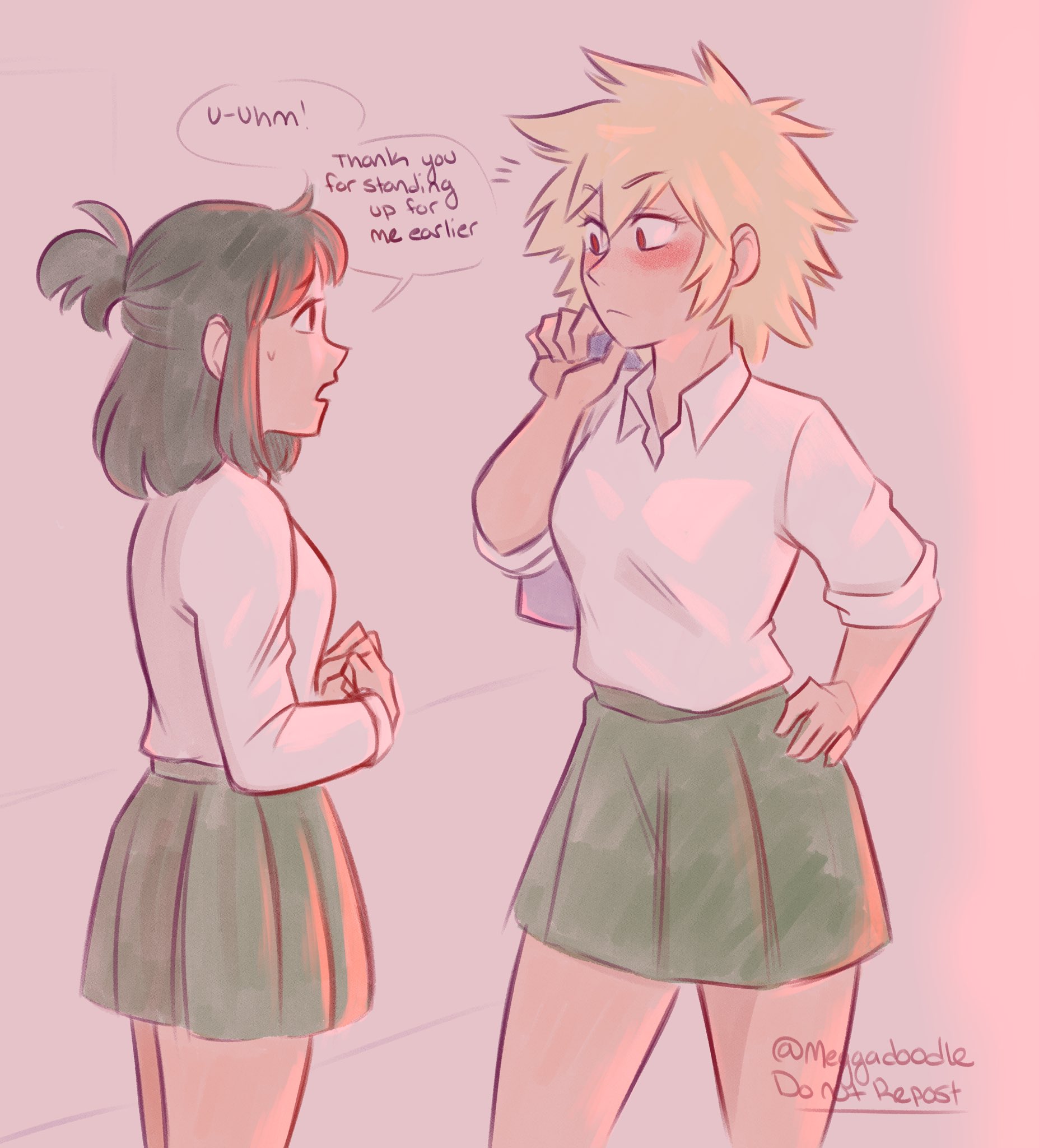🌸 Meggadoodle🌸 on X: In which Mitsuki discovers she has a big fat crush  on this girl she punched a bully for earlier that day.💕  #inko #mitsuki  #bakugou #bnha No reposts