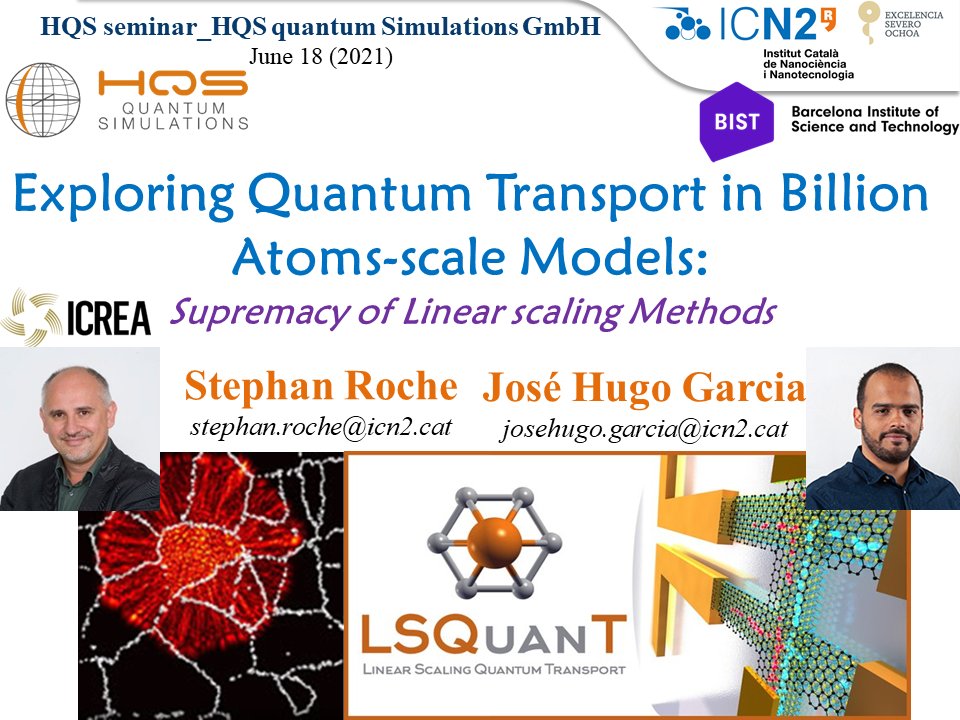 StephanSroche's tweet image. Talk &quot;Quantum Transport Methods : Supremacy &amp;amp; New Frontiers for Quantum Matter&quot; -  (June 18 - 13h (CEST))
us02web.zoom.us/j/87890228540  @HeiQuSim @ls_quant  @icreacommunity @_BIST @GrapheneEU @FutureTechEU @PRACE_RI