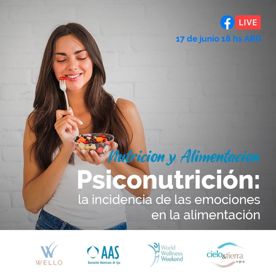 AasSpa's tweet photo. Hoy jueves 17 de junio a las 18 hs ARG para  ciclo virtual "𝐂𝐨𝐧𝐞𝐜𝐭𝐚𝐫 𝐜𝐨𝐧 𝐞𝐥 𝐁𝐢𝐞𝐧𝐞𝐬𝐭𝐚𝐫 𝐆𝐞𝐫𝐞𝐧𝐜𝐢𝐚𝐥".
"Psiconutrición: la incidencia de las emociones en la alimentación" 🍅✨, estaremos charlando con  Dr. Sergio Goldsmith, https://t.co/g744ttmH0R https://t.co/7Gm1JmDuqB