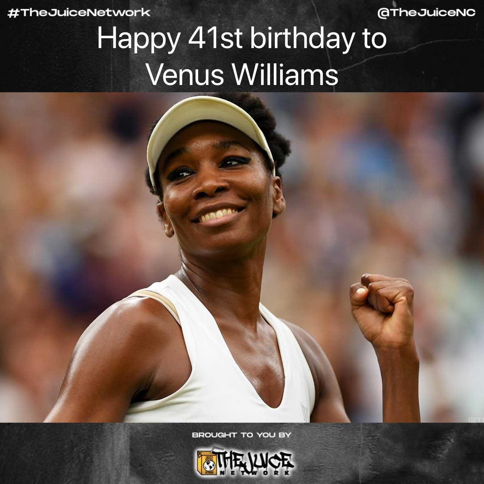 Happy 41st birthday to Venus Williams!    