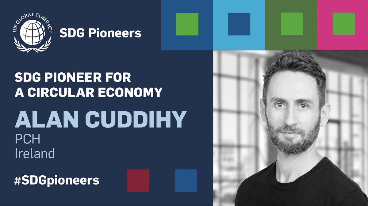 Huge congrats to PCH VP of Sustainability Alan Cuddihy selected 2021 UN @GlobalCompact SDG Pioneer for a #CircularEconomy. Visit unglobalcompact.org/sdgs/sdgpionee… #unitednations #SDGs pchintl.com/newsroom/