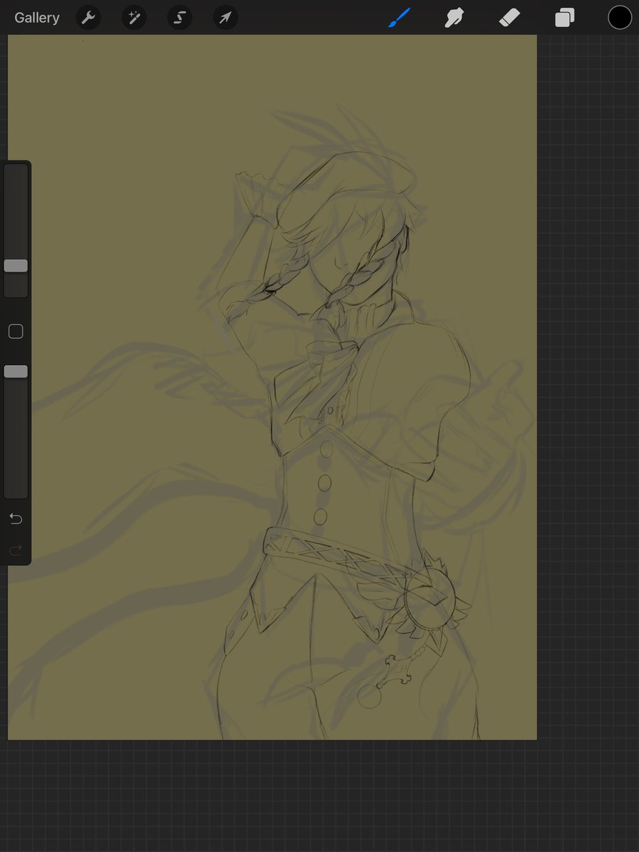 nonovemm's tweet photo. VENTI WIP FOR A FRIEND #venti #ventifanart #ventiday #GenshinImapct #digitalart #art https://t.co/ZIomUIs3m8