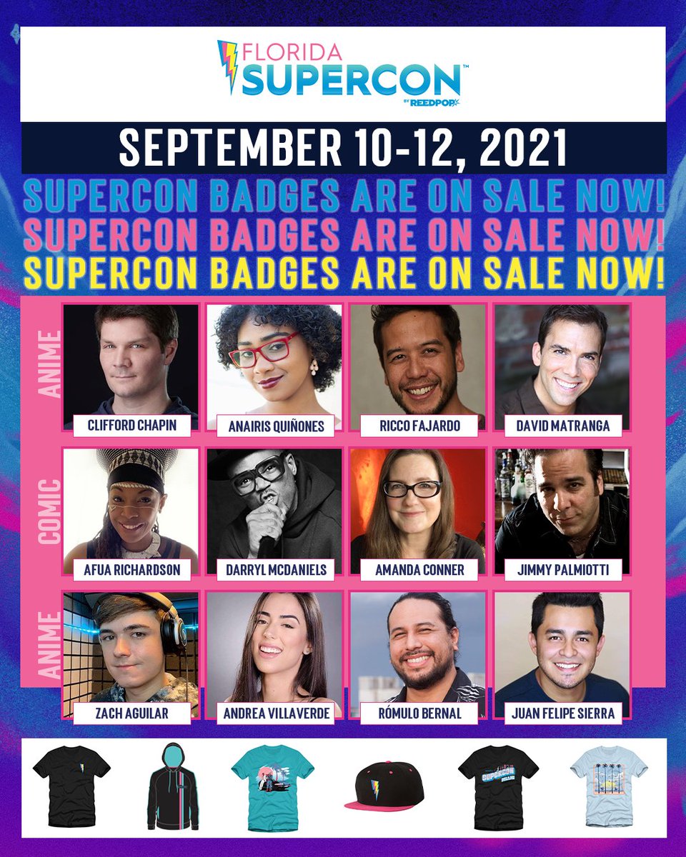 Florida Supercon on Twitter "Florida Supercon badges are officially
