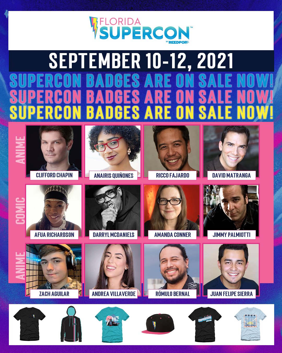 Florida Supercon on Twitter "Florida Supercon badges are officially