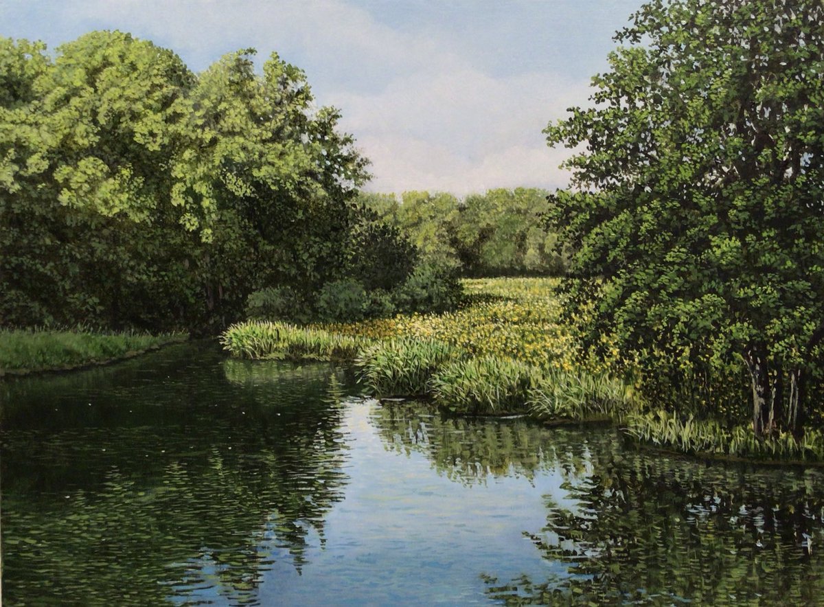 Larrysart's tweet photo. I love to paint landscapes that’s what gets my attention when driving.When I’m driving I’m always looking for a painting. https://t.co/UL4yZQdhQK