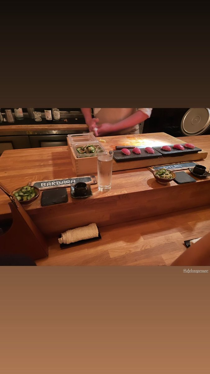 DylanSprUpdates's tweet photo. Dylan and Barbara recently celebrated their 3rd anniversary together, here's how they spent the day (from barbara instagram stories) https://t.co/YnFATWtXjW