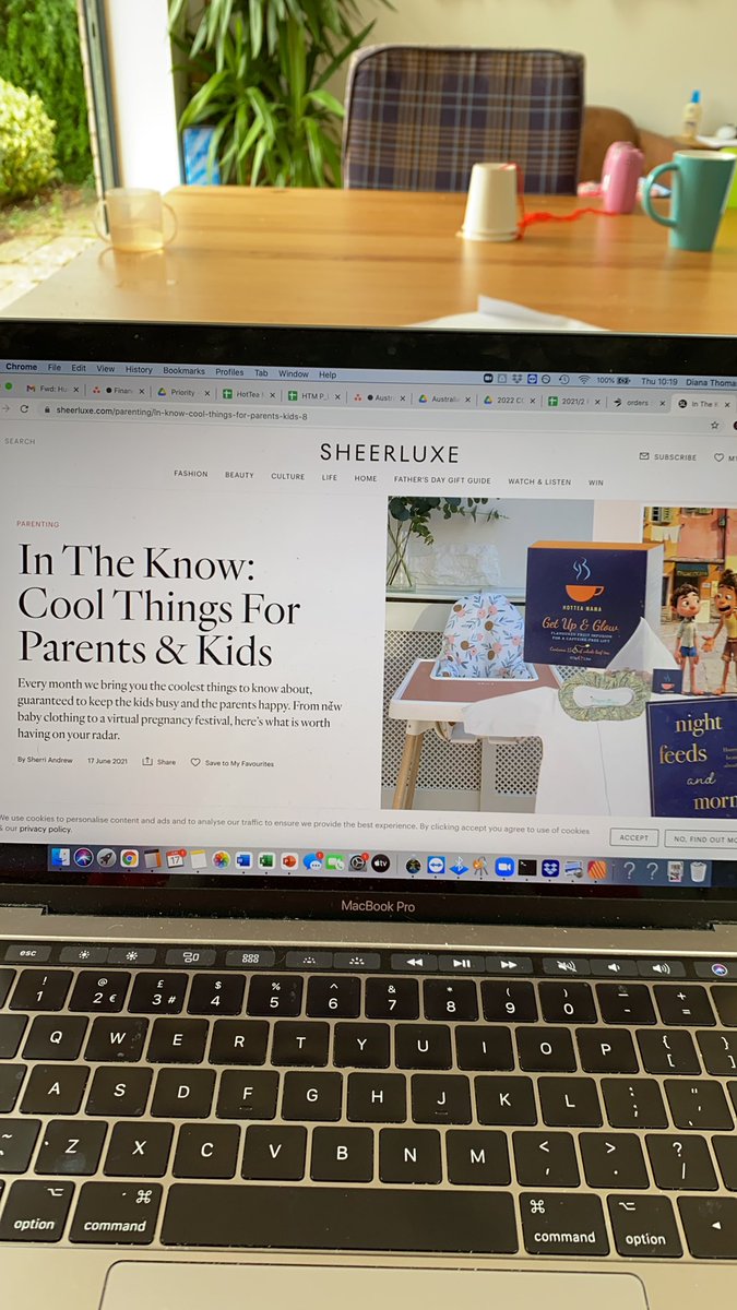 So exciting when other people tell you that you’re cool! Especially when it’s <a href="/SheerLuxe/">SheerLuxe</a> - thanks for featuring us!