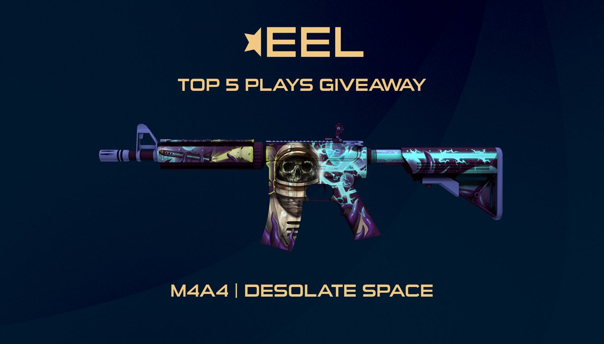 EELeague's tweet image. 🎉Giveaway🎉

M4A4 | Desolate Space

To Enter:
☑️Follow @EELeague
🔁RT this Tweet
👤Tag a friend

Extra:
☑️Subscribe to EEL on YouTube

📺youtube.com/watch?v=BsVuKy…

📆Sunday July 11th - 11/07/2021

Good Luck!

#CSGO #CSGOGiveaway #csgoskinsgiveaway