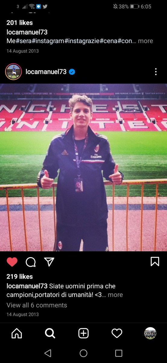 UTDColm's tweet image. Locatelli on Instagram 👀