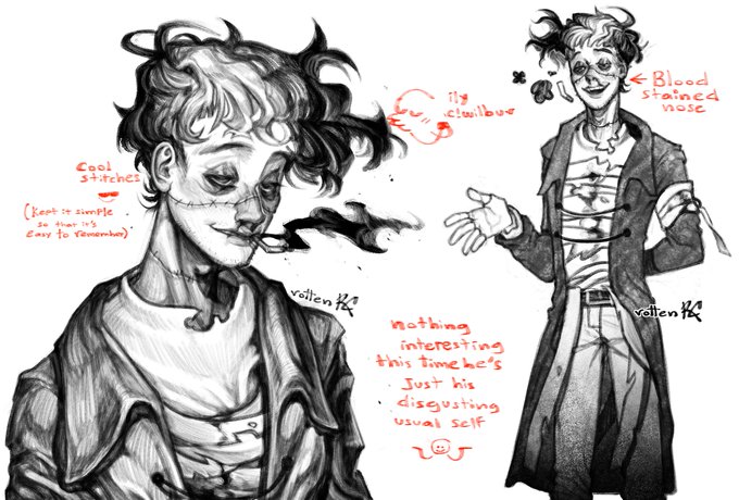 Some c!Wilbur art so I can solidify his design in my head.

I couldn't come up with as many original features as I hoped tbh. :'))
#wilbursootfanart #dsmpfanart 