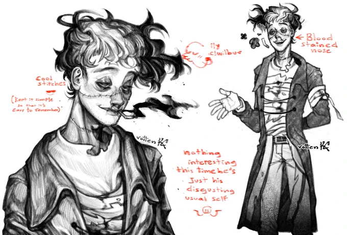 Some c!Wilbur art so I can solidify his design in my head.

I couldn't come up with as many original features as I hoped tbh. :'))
#wilbursootfanart #dsmpfanart 