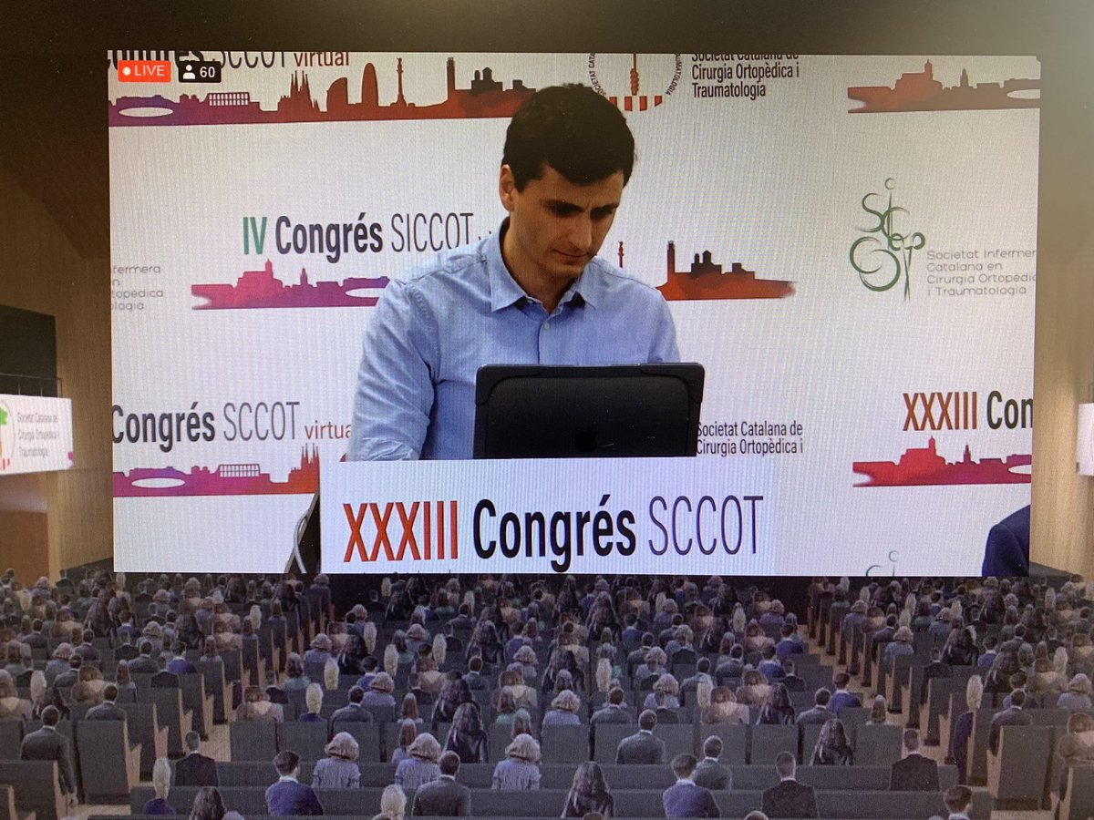 El nostre resident Andres Barja presenta el cas sobre fractura-avulsió LFAA de turmell que opta a premi com a millor cas clínic de residents en el XXXIII Congrés @SocCatCOT <a href="/Hospitaligd/">Hospital Universitari d'Igualada</a> Ánimos Andrés 💪💪