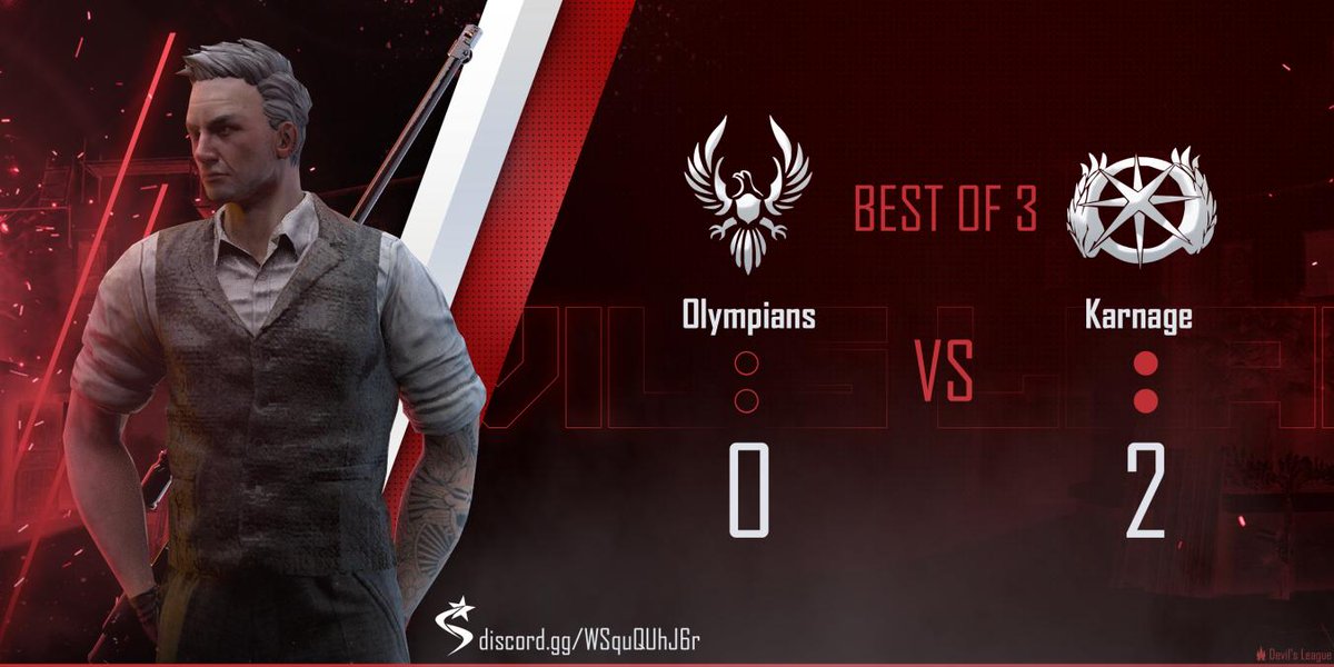 devil_league's tweet photo. Today the first 2 matches of the main part of the tournament took place. The first match won 2:0 RisK which defeated the Titans. The second match took place at 20:30 when Karnage won 2-0 against the Olympians. Great matches!

The streams can you found on Devil's League YouTube. https://t.co/Lpg8j1r17e