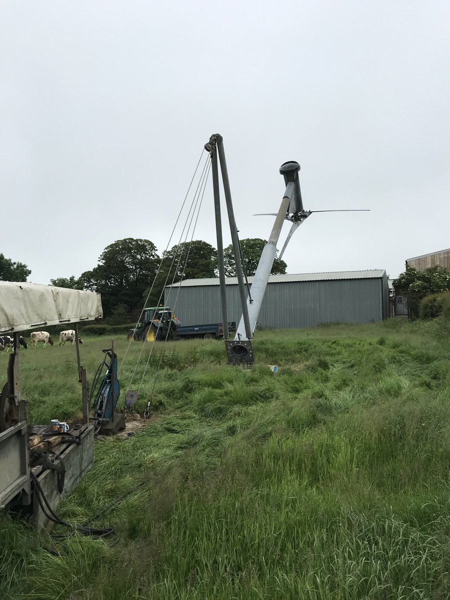 naturalenergyuk's tweet photo. Today we were operating closer to home on a dairy farm near Shepton Mallet, Somerset.This #ProvenP35-2, now coming up to 11 years old, is getting a new set of profiled blades to replace the sawn off ones that have absorbed water over the years resulting in a steady loss of power https://t.co/0539WBBrxy