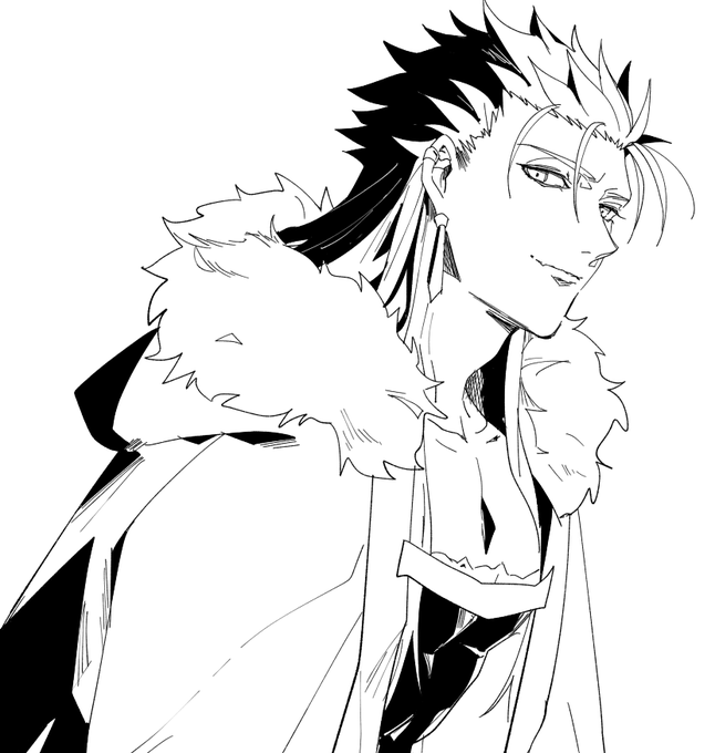 アイライン強め 