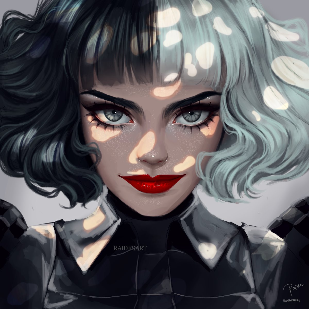 RaidesArt's tweet photo. After seeing some amazing artists painting #Cruella , I was inspired and decided to make my own rendition of this character^^ Which version do you guys prefer? 💛 
#CruellaDeVil #portraitart #artstyle #fanart https://t.co/TsLTQgzhXo