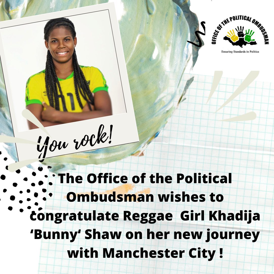 Our own Khadija ‘Bunny’ Shaw will be joining the power house Manchester United after being signed to the Football club! Continue to be great! Congratulations Reggae Girl! Continue to raise the Jamaican flag high! #reggaegirlz #Jamaica #herstory #dreamsdocometrue