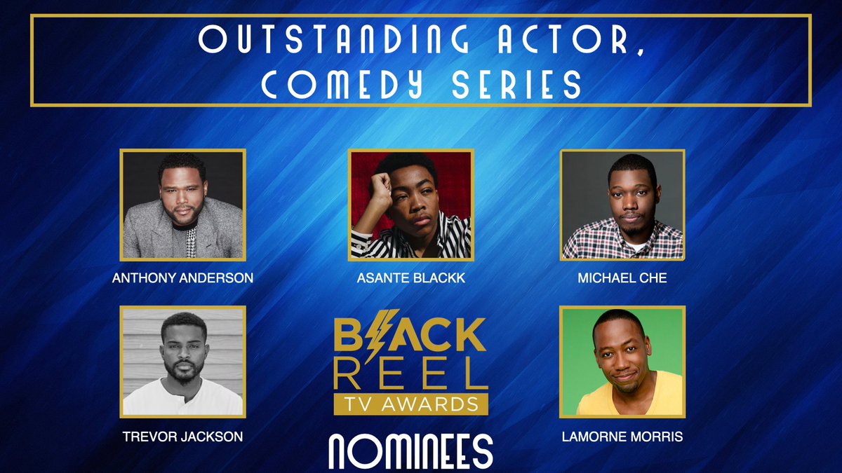 BlackReelAwards's tweet image. Outstanding Comedy Actor &amp;amp; Actress Nominees: @robinthede @anthonyanderson @TraceeEllisRoss @trevorjackson5 @Yarashaahidi @Breshawebb @LamorneMorris @AsanteBlackk #michaelche @ReneeGoldsberry #BRATV21 #ourstoriesmatter #blacktv #blacktvmatters