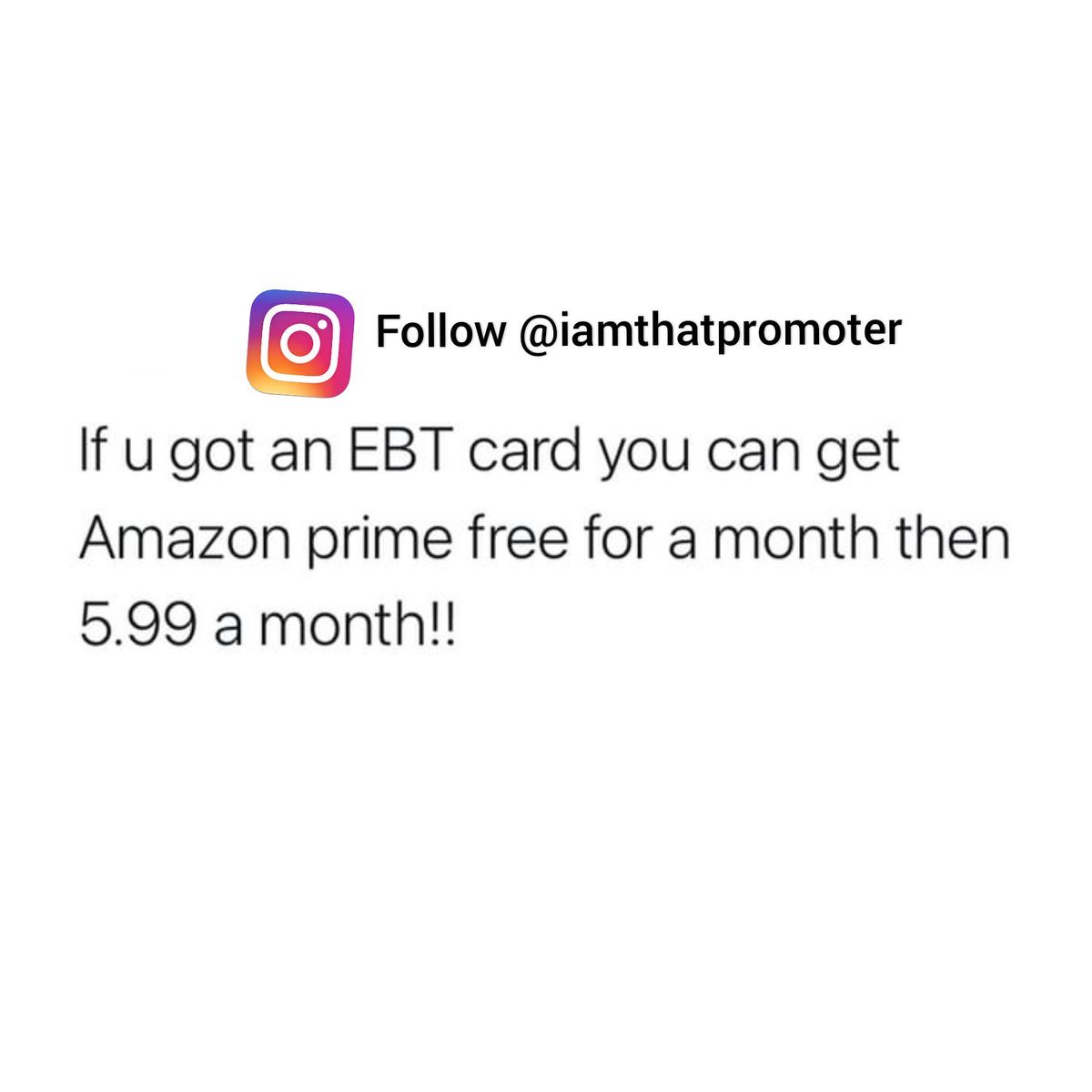 iamthatpromoter's tweet image. #ebtcard #foodstamps