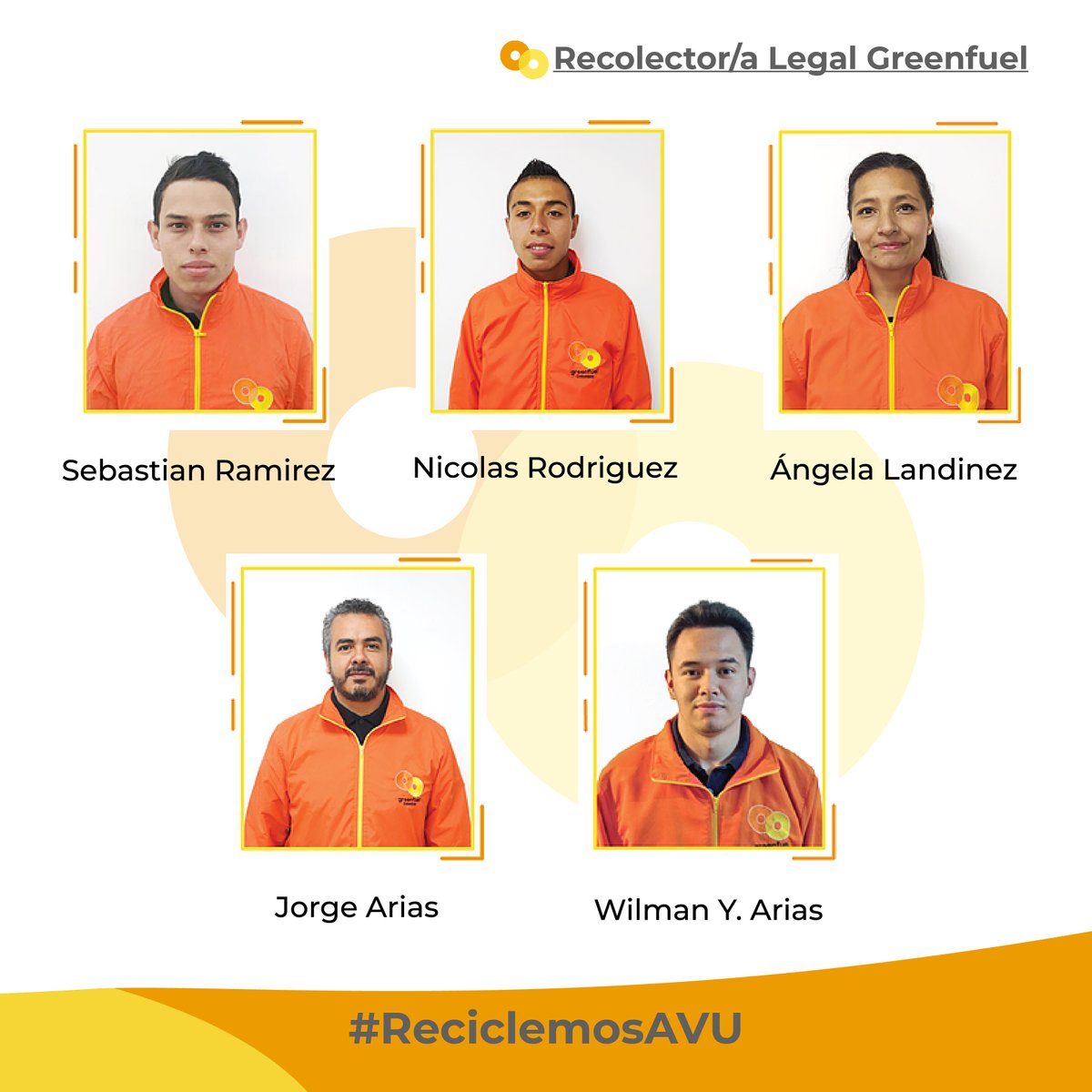 Greenfuel_Col's tweet photo. Al momento de programar  la recolección del #AVU @Greenfuel_Col , valida los nombres de los funcionarios autorizados para realizar la recolección en tu zona.
📍Solicita la identificación (CARNÉ EMPRESARIAL) del funcionario de encargado de realizar la recolección del AVU https://t.co/IBEtRYQQ83