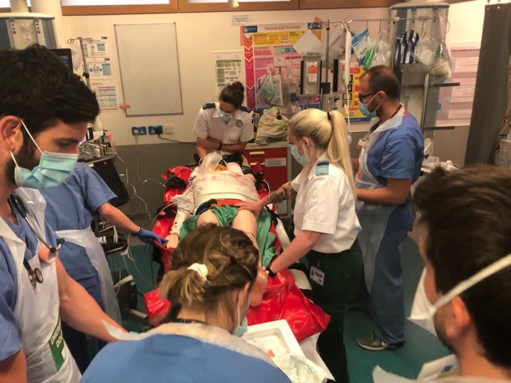 This morning, #OurMaterTeam was presented with a CODE RED trauma during the #Mater's in-situ trauma simulation. Thank you to @NASAmbulance for their help with the management of a massive haemorrhage. #TraumaIsTeamwork #TraumaCulture <a href="/ShaneMooney20/">Shane Mooney</a> <a href="/David_Menzies/">David Menzies 🇵🇸 🇺🇦 🏳️‍🌈</a>