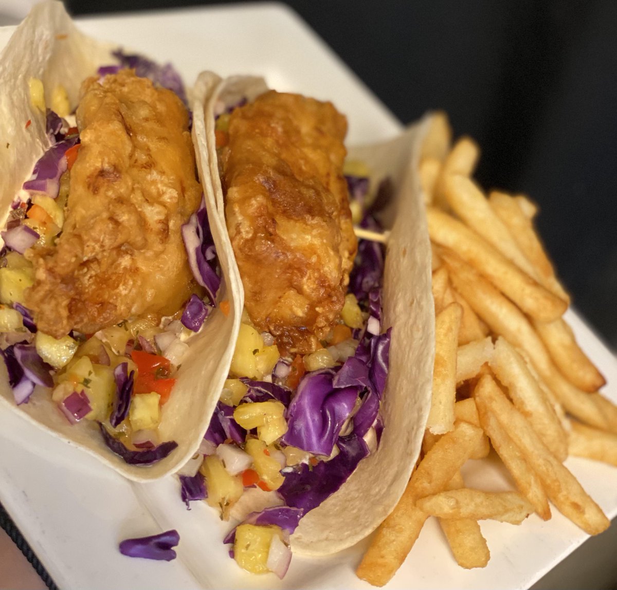 Fish tacos and our southwest salad are on special all week