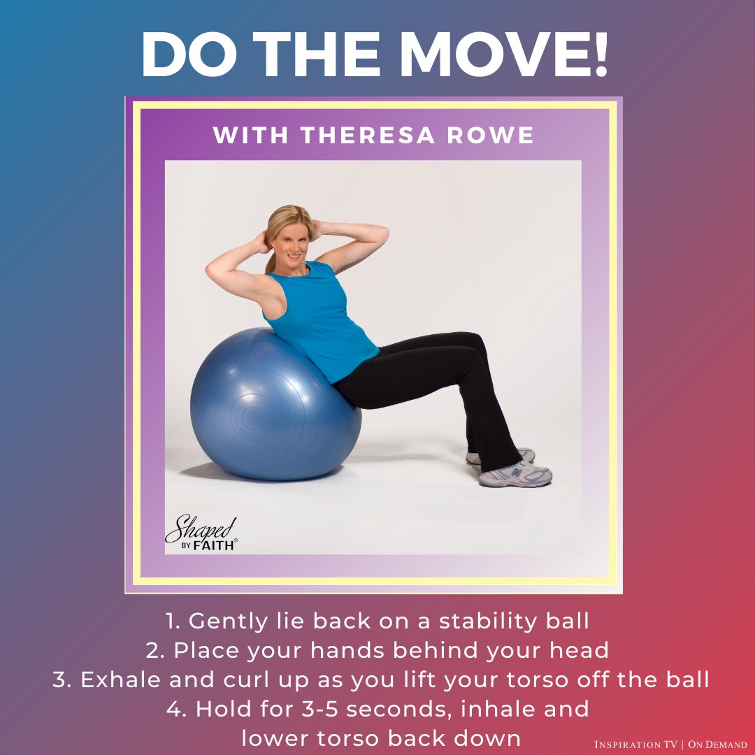 InspirationMins's tweet image. Need some faith and/or fitness encouragement?! Watch Shaped by Faith with @TheresaLRowe on @InspirationTV and #InspirationTVOnDemand! 

#ShapedByFaith #DotheMove #Health #fitness #wellness #faith #wholebody #womenshealth #spiritualhealth #beinspired #goals #trainer