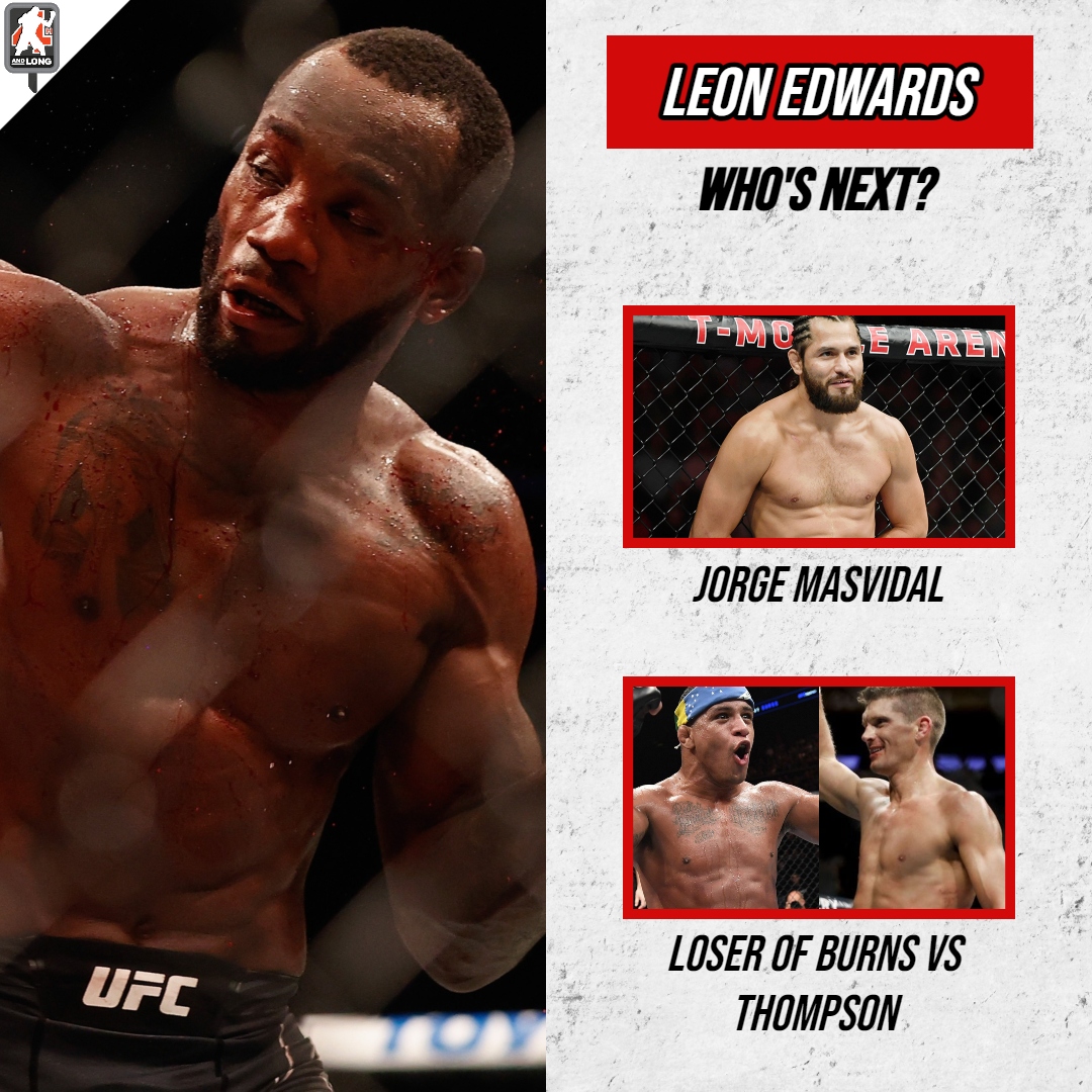 For 24 minutes Leon Edwards was dominating Nate Diaz at #UFC263 and has looked solid since returning 

Who should he fight next?

He's not getting a title shot before Colby does, so why not settle some beef in the meantime? #SuperNecessary

#UFC #UFCVegas29 #MMA #MMATwitter