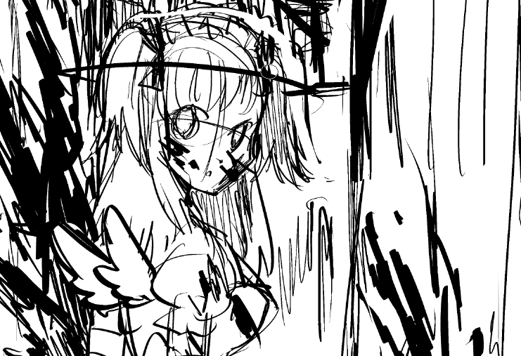 Going live in 20 minutes sketching a new yandere maid illustration, come stop by! https://t.co/WvNbL4NxGw 