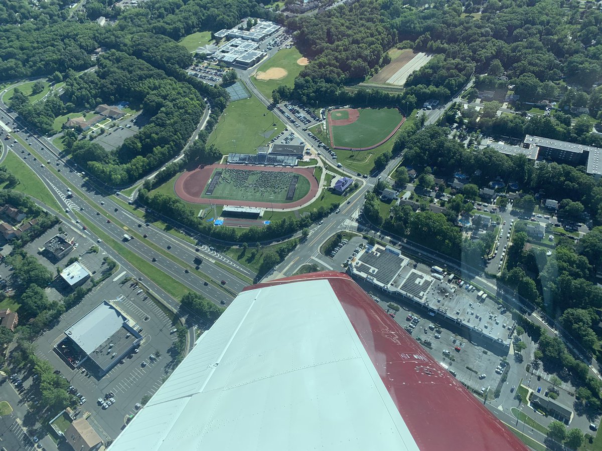 Congrats to all OBHS seniors on achieving a major life milestone! Good Luck to you all! A special Salute to the JROTC graduates, good luck in school, military or the work force. Photo courtesy of Chief Kilpatrick and his airplane! <a href="/FazioSally/">Mrs. Fazio 💜</a> @afjrotc_obhs <a href="/OBJROTC_Parents/">OBHS JROTC Parents</a>