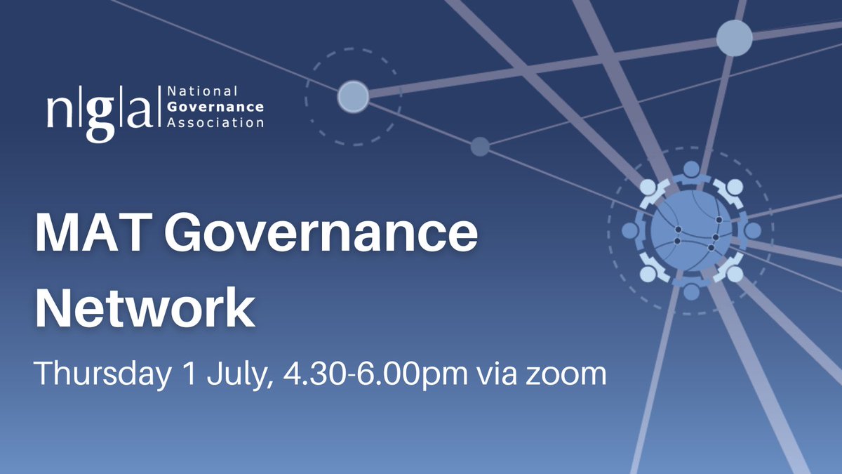 Bookings are now open for the next MAT Governance Network! 

We are delighted to be joined by @AndrewWarrenUK as we share new research on central leadership structures and look at the current landscape for MAT growth and mergers. 

Book your place here: https://t.co/QveyPVvSNJ https://t.co/71dU7aWlxh