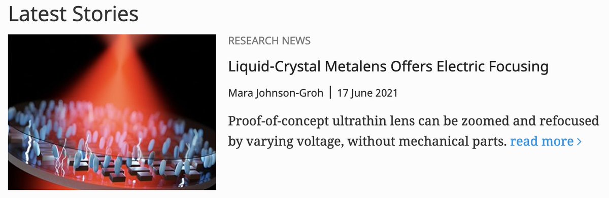 Maxim Shcherbakov (@_maxim_) on Twitter photo Thank you <a href="/OPNmagazine/">opnmagazine</a> <a href="/OSAPublishing/">Optica Publishing Group</a> for covering our paper on varifocal metalens! With <a href="/CornellAEP/">Cornell AEP</a> <a href="/CornellCNF/">Cornell NanoScale Facility</a> <a href="/Cornell/">Cornell University</a> osa-opn.org/home/newsroom/… Thank you <a href="/OPNmagazine/">opnmagazine</a> <a href="/OSAPublishing/">Optica Publishing Group</a> for covering our paper on varifocal metalens! With <a href="/CornellAEP/">Cornell AEP</a> <a href="/CornellCNF/">Cornell NanoScale Facility</a> <a href="/Cornell/">Cornell University</a> osa-opn.org/home/newsroom/…