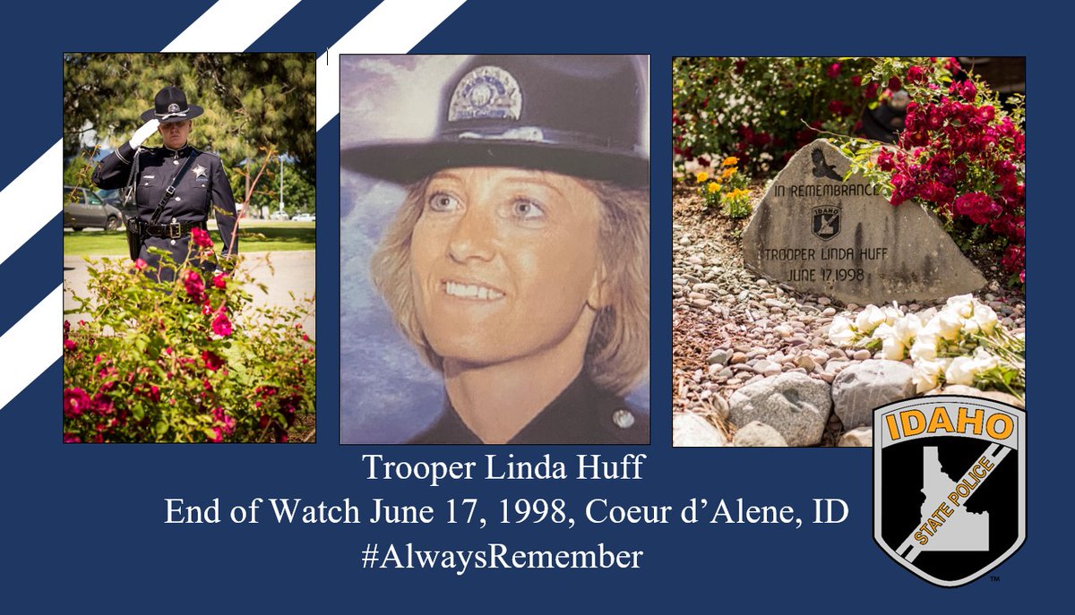 LeadWithKed's tweet photo. She was a mother, wife, friend. We knew her as a trusted and valued colleague.
To honor Cprl. Linda Huff, ISP Car 512, we rededicate ourselves to her legacy to protect and serve the people of the great state of Idaho.
EOW 6-17-98
#alwaysremember #ISP512 https://t.co/MYBjwF3Xoy