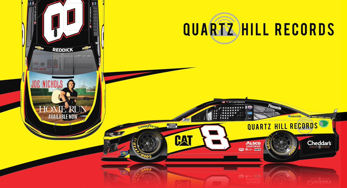 shawnpennington's tweet photo. Excited for our Quartz Hill Records team and @JoeNichols onboard @TylerReddick ‘s @RCRracing #8 Chevy for the @allyracing 400 this weekend in NASHVILLE! https://t.co/vNFiB4oCIZ